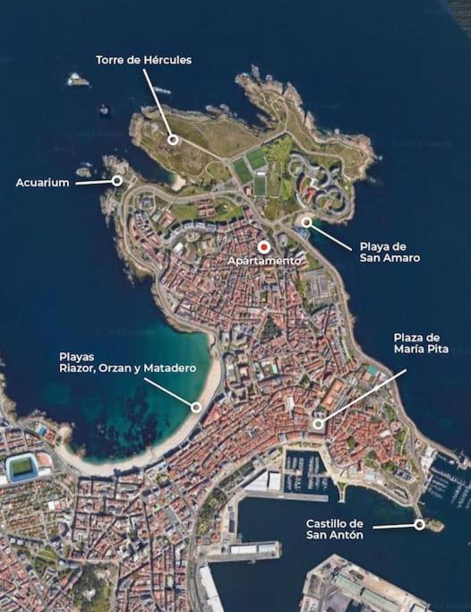Apartamento Torre De Hercules Corunha Exterior foto