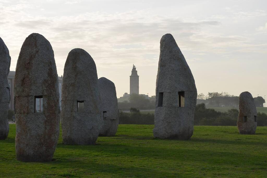 Apartamento Torre De Hercules Corunha Exterior foto