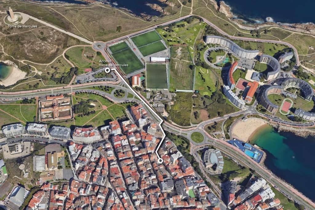 Apartamento Torre De Hercules Corunha Exterior foto